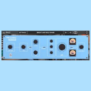 Fine Classics Plugins「The Fine Classics Saturator」7種類の個性豊かなサチュレーションと直感的なトランジェントコントロールで、音に深み・温かみ・パンチ感を加える次世代型プラグイン｜DTMプラグインセール