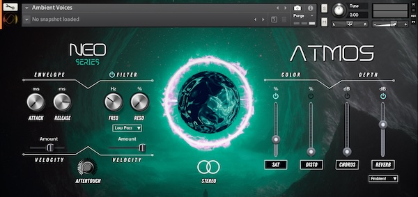 CineTrance「NEO Series Atmos」ブレードランナーのようなサウンドが誰でも作れる!シネマティック・アンビエント・ゲーム音楽に強いKontakt専用音源|DTMプラグインセール