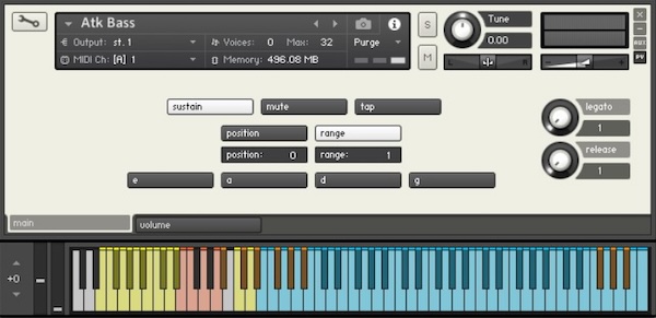 Alex Donnelly「ATK Bass」打ち込みでも生演奏のようなグルーヴが手に入る！Ibanez ATKベース特有の力強いアタックと存在感ある低音を再現したベース音源｜DTMプラグインセール