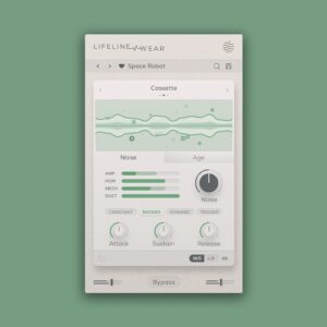 Excite Audio「Lifeline Wear」デジタル録音に温かみとリアリティを与える！音に命を吹き込む究極のローファイ質感プラグイン｜DTMプラグインセール