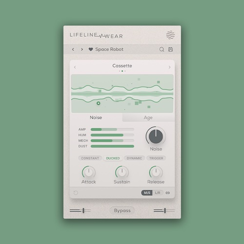 Excite Audio「Lifeline Wear」デジタル録音に温かみとリアリティを与える！音に命を吹き込む究極のローファイ質感プラグイン｜DTMプラグインセール