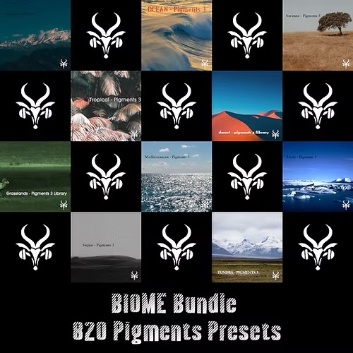 Vicious Antelope「Biome Bundle - Pigments 3」Arturia Pigmentsユーザー必見！ツンドラから砂漠まで、全10種のバイオームに基づく820音色を使って、シネマティック、アンビエント、EDM、ロックまで幅広いジャンルで活用できる究極のプリセット集｜DTMプラグインセール