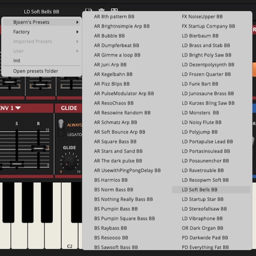 Björn Bojahr「JUNE Soundset 1」70種類の音色で80年代のJunoトーンを忠実に再現しながら現代のトラックに即活用できるサウンドを実現！AudioThing"JUNE"を本物のJunoサウンドへ導く無料プリセット集｜DTMプラグインセール