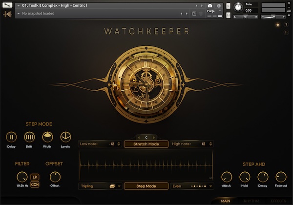 Keepforest「Watchkeeper: Modern Countdown Percussion」箱から出してすぐに現代的なサウンドデザインツールセットを提供！シンプルでクラッターフリーなインターフェースを保ちながら、複雑なシンセパッチやトレーラーリズムを一から作成できる究極のパーカッション音源｜DTMプラグインセール
