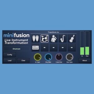 Franco Caspe「Minifusio」声がサックスに、ギターがピアノに変わる！？AIで楽器の音色をリアルタイム変換できる、AIによるリアルタイム音色変換プラグイン｜DTMプラグインセール
