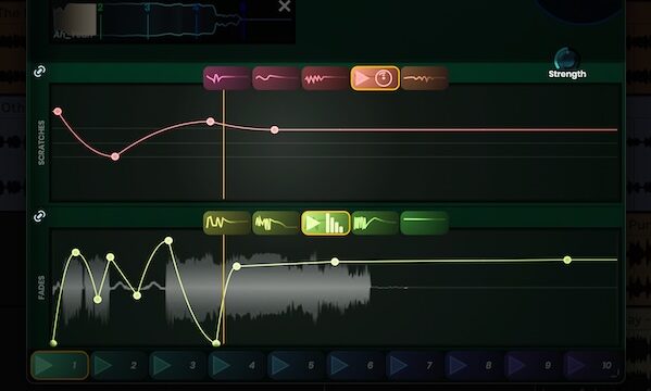 Stagecraft「DropZone」スクラッチやフェードをグラフで描いて思い通りに音を操る!DJ・音楽制作・ライブ配信まで幅広く活用できるプラグイン|DTMプラグインセール