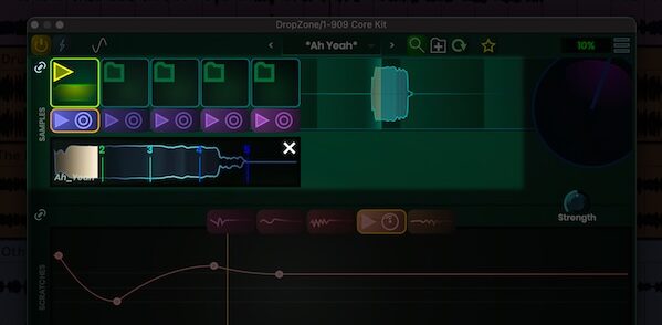 Stagecraft「DropZone」スクラッチやフェードをグラフで描いて思い通りに音を操る!DJ・音楽制作・ライブ配信まで幅広く活用できるプラグイン|DTMプラグインセール