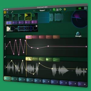 Stagecraft「DropZone」スクラッチやフェードをグラフで描いて思い通りに音を操る！DJ・音楽制作・ライブ配信まで幅広く活用できるプラグイン｜DTMプラグインセール