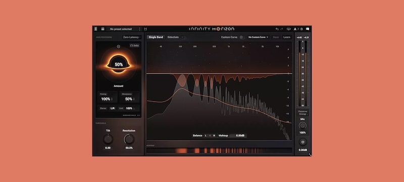 Slate Digital「Infinity Horizon」音がこもる・刺さる・ぶつかる…そんな悩みはもう終わり！ミックスの耳障りなピークや共鳴を自動で抑える万能プラグイン｜DTMプラグインセール