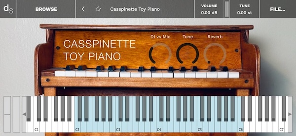 Decent Samples「Casspinette Toy Piano」幻想的でちょっと不気味なベルのような音色がクセになる!60年代ヴィンテージ玩具ピアノを完全再現した、ノスタルジーと実験音楽の中間にある、唯一無二のトイピアノ音源|DTMプラグインセール