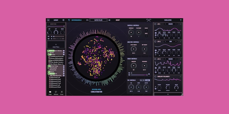 Datamind Audio「Concatenator」あらゆるサウンドライブラリを、マイク、楽器、またはオーディオファイルをリアルタイム入力として使用し、瞬時にプレイアブル・インストゥルメントに変換する、音を再構築するAI楽器｜DTMプラグインセール