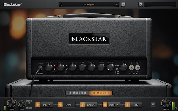 Blackstar「St. James Suite」もう実機はいらないかもしれない！実機アンプの音・質感・演奏感をデジタルで完全再現した、Blackstarが本気で設計したギターアンプ＆エフェクトプラグイン｜DTMプラグインセール