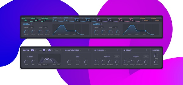 Excite Audio「Evolve Elastic」エラスティック（弾性）の遊び心が生み出す未来的サウンド変容！250以上の音源を4レイヤーで自在に操り、予測不可能な音色へと変貌させるサンプルベース・シンセサイザー｜DTMプラグインセール