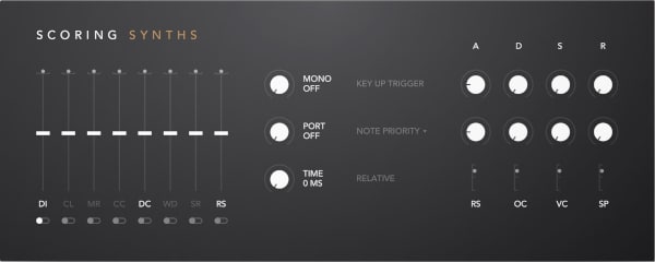 Audio Ollie「Scoring Synths」空間で録音されたアナログMoogがオーケストラと完璧に融合！劇伴・映画・ゲーム音楽における空間再現の決定版シンセサイザー｜DTMプラグインセール