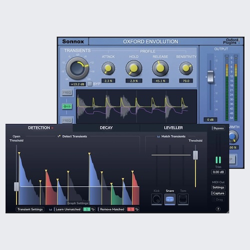 Sonnox「Drum Refinement Bundle」ドラムのスピルや不自然なゲート処理に悩んでいる人必見！演奏のニュアンスをそのままに余計な音だけを消す革新的なドラム処理ツール｜DTMプラグインセール