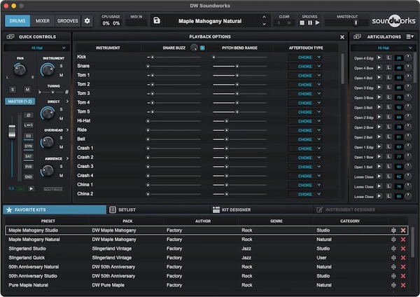 Roland「DW Soundworks」超高解像度サンプリングとリアルな演奏感を両立！DWとRolandが生んだ、多ジャンル対応・拡張性も充実のプロ仕様ドラム音源｜DTMプラグインセール