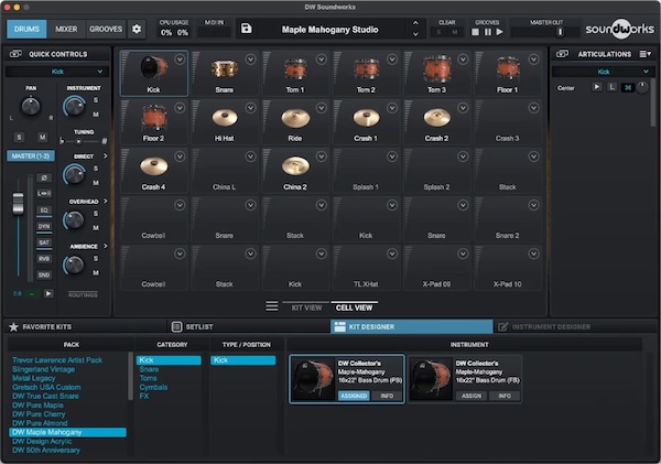 Roland「DW Soundworks」超高解像度サンプリングとリアルな演奏感を両立！DWとRolandが生んだ、多ジャンル対応・拡張性も充実のプロ仕様ドラム音源｜DTMプラグインセール