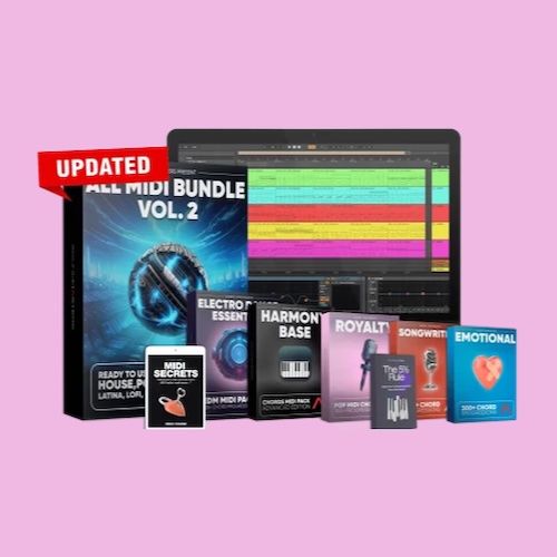 Soundmasters「ALL MIDI Bundle 2」音楽理論が分からなくてもOK！作曲初心者でもプロのようなコード進行とメロディがすぐに作れる、12,000の高品質MIDI素材を収録した作曲支援ツールの決定版｜DTMプラグインセール