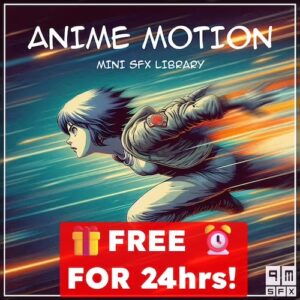 PMSFX「Anime Motion」“ビュンッ”“ドサッ”“ピコーン！”——懐かしのアニメ効果音が100種類も収録！クラシックアニメの世界観をリアルに再現したい動画・ゲーム制作者におすすめのサウンドライブラリ｜DTMプラグインセール