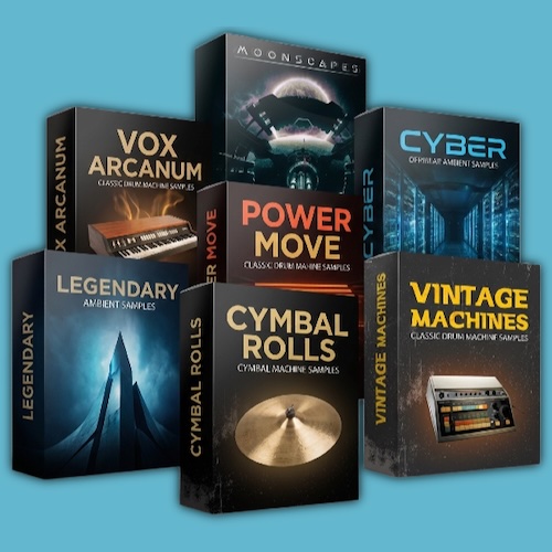 「FREE $211 BLACK FRIDAY BUNDLE」11,000以上のドラムサンプル、幻想的パッド、近未来的サウンド、シネマティックな金物、神秘的ボイス素材まで網羅！完全無料で手に入る$211相当バンドル｜DTMプラグインセール