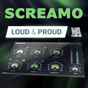 W. A. Production「Screamo」音が叫ぶ、語る、揺れる！ディストーション×トークボックス×テンポ同期の三位一体エフェクト｜DTMプラグインセール
