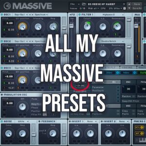 VIRTUAL RIOT「VR Massive Presets (2012–2014)」VIRTUAL RIOTが2012年〜2014年に使用していた"Massive"プリセットを公開！当時のサウンドデザインや音作りのアイデアが詰まった貴重なデータ集｜DTMプラグインセール