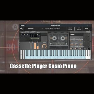Necatuss「Cassette Player Casio Piano」ローファイDTMに最高の選択肢！カシオPT-100の懐かしいシンセピアノ音を再現した、温かくてチープな音が魅力の無料VST｜DTMプラグインセール