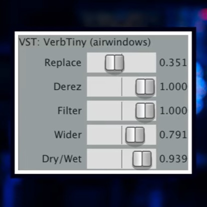 Airwindows「VerbTiny」リアルな空間表現をあえて捨てた、音の“質感”と“広がり”を変えるためだけに設計されたレトロ系デジタルリバーブ｜DTMプラグインセール