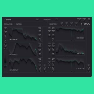 BEATSURFING「LØW」12本のフリーハンド・エンベロープで低域を彫刻する！手描きモジュレーションと多彩なベースエンジンで、クラシックからオリジナル、シルキーからグリッティ、アナログからデジタルまであらゆる低音を網羅するベース専用シンセ音源｜DTMプラグインセール