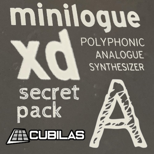 Cubilas「Minilogue XD Secret Pack A」ゲーム音や放射線のような奇妙な音がほしいあなたへ！Minilogue XDの可能性を最大限引き出した音源パック｜DTMプラグインセール