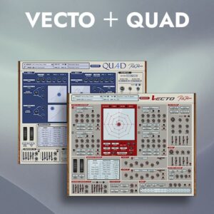 Rob Papen「Vecto + Quad Black」音が動く、変化する、進化する！ベクターとデジタル変調で“唯一無二のサウンド”を実現するシンセバンドル｜DTMプラグインセール