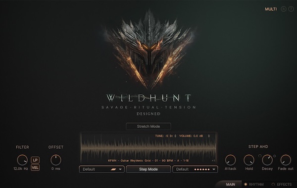 Keepforest 「Wildhunt – Savage Ritual Tension」音が獲物となり、沈黙が決して生き残れない狩猟の世界へ!戦士の足音、森の緊張、追跡、原始的な神秘を数秒で組み立てる、タイトなインパクト、野性的パーカッション、オーガニック・テクスチャー、獣のようなヴォーカルで構成された圧力と前進運動のための音源|DTMプラグインセール