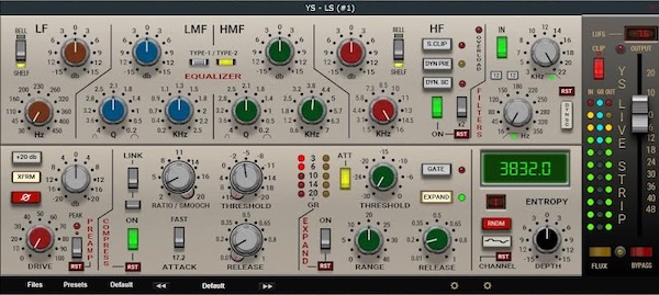 YS Plugins「YS - Live Strip_v.1.0.0」DAWにアナログ感をプラスする、低スペックPCでも快適に動く軽量で高機能な無料プラグイン｜DTMプラグインセール