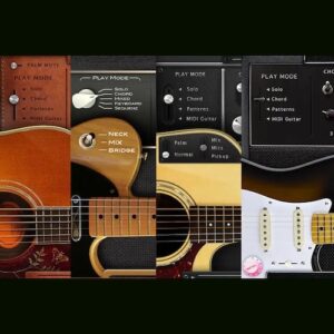 AcousticSamples「4-in-1 Guitar Bundle」4種類の名器を忠実にサンプリング！DTM初心者でもプロ級のギター伴奏が作れる、アコースティックもエレキも一気に揃った全方位型バーチャルギター音源｜DTMプラグインセール