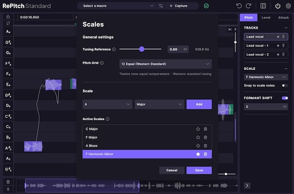 Synchro Arts「RePitch 2」プロフェッショナルが選ぶピッチ補正ツール! 処理感や不自然さを一切感じさせない完璧にチューニングされたヴォーカルを実現し、パフォーマンスの感触やバイブを損なうことなく欠陥や不完全性を除去する次世代ツール|DTMプラグインセール