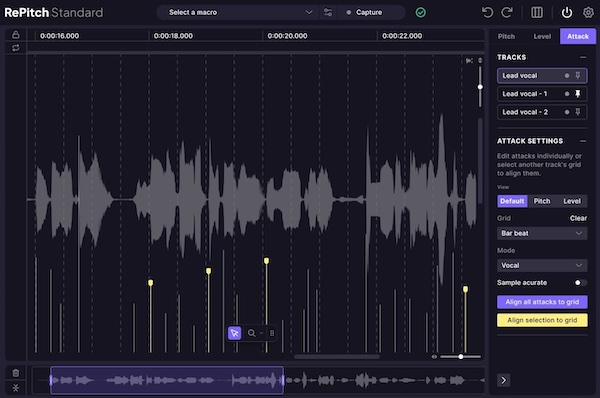 Synchro Arts「RePitch 2」プロフェッショナルが選ぶピッチ補正ツール! 処理感や不自然さを一切感じさせない完璧にチューニングされたヴォーカルを実現し、パフォーマンスの感触やバイブを損なうことなく欠陥や不完全性を除去する次世代ツール|DTMプラグインセール