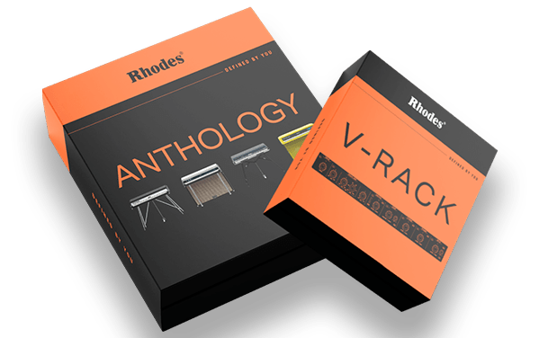 Rhodes「Anthology and V-Rack Bundle」本物のRhodesサウンドとアナログFXを完全再現！MK1・MKV・Sparkletop・MK7の名機4種を収録したRhodes Anthologyと、MK8回路を再現したV-Rackで"音の質感"まで極める最強バンドル｜DTMプラグインセール