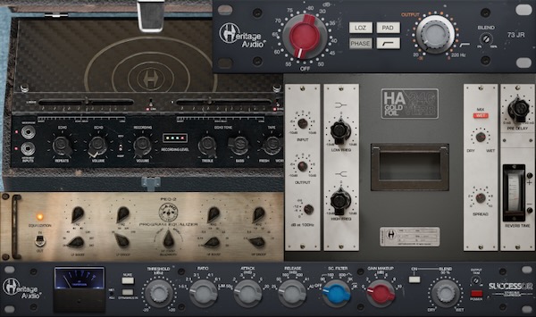 Heritage Audio「Studio Legends Collection」73系プリアンプからテープエコー、ヴィンテージEQまで!自宅スタジオでも本物の質感を再現できる、実機モデリング技術の結晶|DTMプラグインセール