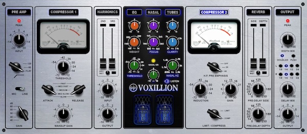 Woodlands Studio「VOXILLION」ボーカルミックスが劇的に変わる！コンプ・EQ・サチュレーション・空間系まで完全統合した、アナログ機材の温かさと高品位な処理を1つに集約した万能ボーカルプラグイン｜DTMプラグインセール