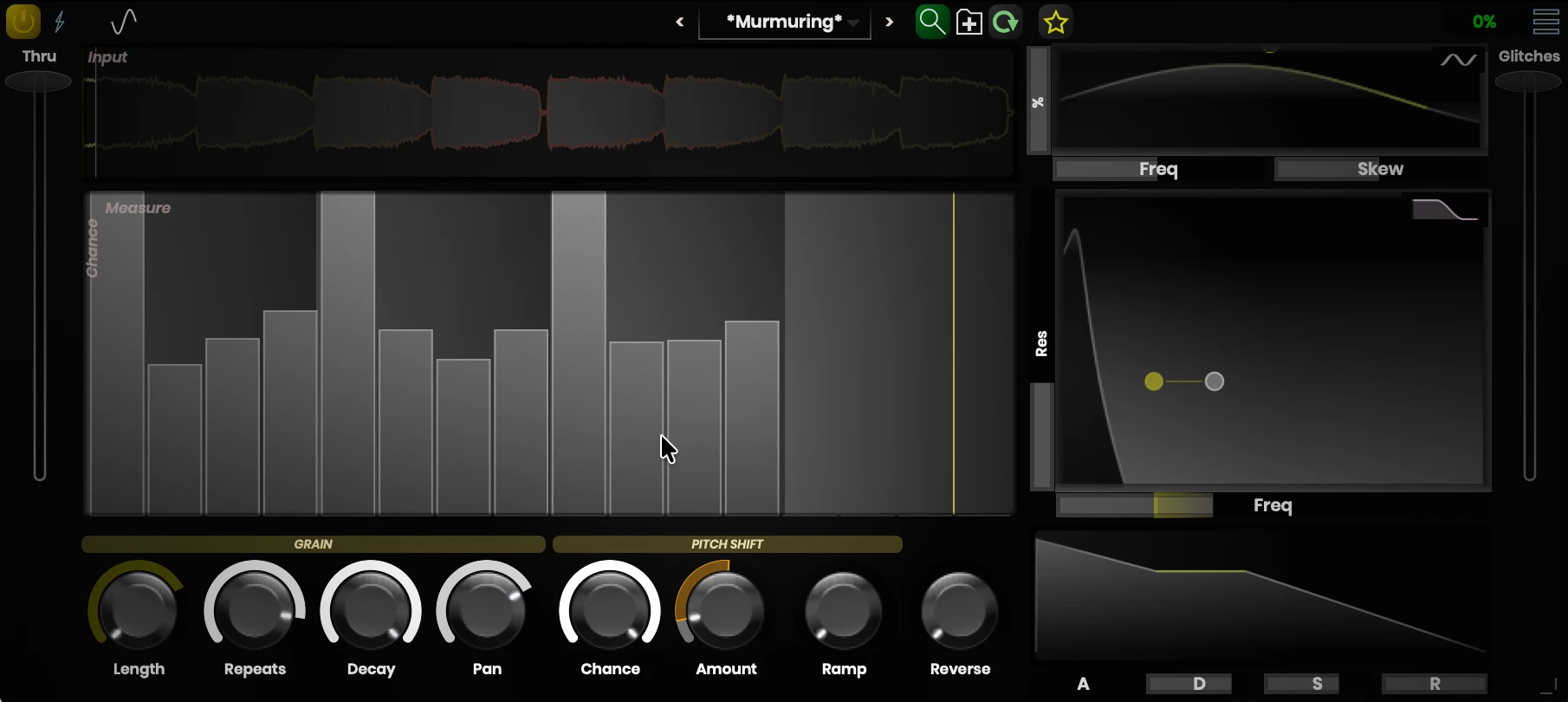 Stagecraft Software「Glitch Machine」ビートが平坦で物足りない…そんな悩みを一瞬で解決！直感操作で音を壊し、グルーヴを生み出す、音を再構築するプラグイン｜DTMプラグインセール