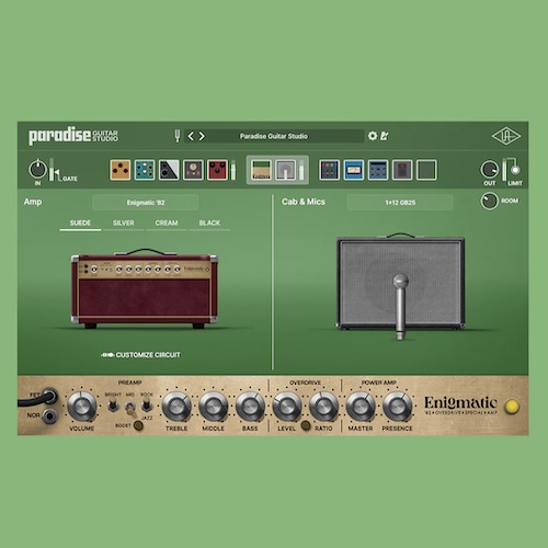Universal Audio「Paradise Guitar Studio」厳選されたスピーカーキャビネットと専門的に配置されたスタジオマイクで、数分で完璧なサウンドをキャプチャ！ワールドクラスのスタジオでプロエンジニアが録音したかのような、ほぼ無限のトーンシェイピングを実現｜DTMプラグインセール