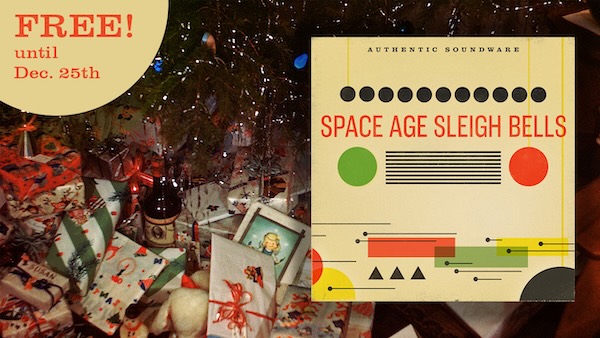 Authentic Soundware「Space Age Sleigh Bells」レトロなジングルベルの音色と4種類のマイクで本格的なホリデーサウンドを実現する高品質無料音源|DTMプラグインセール