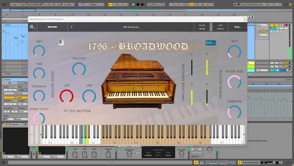 Shyam Ananthapadhmanabhan「1796 – Broadwood Baby Grand Piano」ハイドンが滞在していた時代の音色を、無響室で高品質サンプリングしたベビーグランドピアノ音源｜DTMプラグインセール