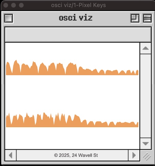 24 Wavell St「the sound viz collection」音の波形・ステレオ感・周波数をリアルタイムで“見える化”できる、Mac風レトロデザインが美しい無料オーディオビジュアライザー|DTMプラグインセール