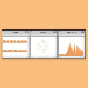 24 Wavell St「the sound viz collection」音の波形・ステレオ感・周波数をリアルタイムで“見える化”できる、Mac風レトロデザインが美しい無料オーディオビジュアライザー｜DTMプラグインセール