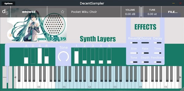 Necatuss「Pocket Miku Choir (NSX-39)」実機の“ポケットミク”から母音を収録!温かくてノスタルジックなミク合唱サウンド|DTMプラグインセール