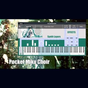 Necatuss「Pocket Miku Choir (NSX-39)」実機の“ポケットミク”から母音を収録！温かくてノスタルジックなミク合唱サウンド｜DTMプラグインセール