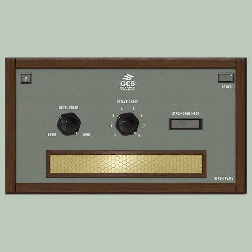 GCS「Strum Plate」コードを押さえたままリズムだけを自在に演奏できる！ピアノやハープを手弾きのように操作する革新的な無料MIDIプラグイン｜DTMプラグインセール