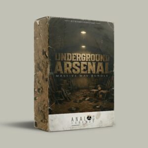 Analog Legends「Underground Arsenal WAV Bundle + (BONUS) UGHH Drum Vault」Boom Bap、Lo-Fi、シネマティックまで対応する3,111サンプル＋1,865ドラム収録！定番サンプルに限界を感じたときに出会いたい、音の空気感までリアルに再現するヒップホップサンプル集｜DTMプラグインセール