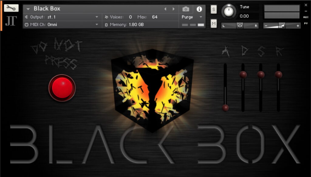 Justin Trieger「Black Box」予測不可能な音が創造力を刺激する!ビンテージシンセからビオラまで収録された33種類以上の楽器×完全ランダムのエフェクトチェーンが生み出す“想定外のサウンド”をワンクリックで楽しめるKontakt音源|DTMプラグインセール